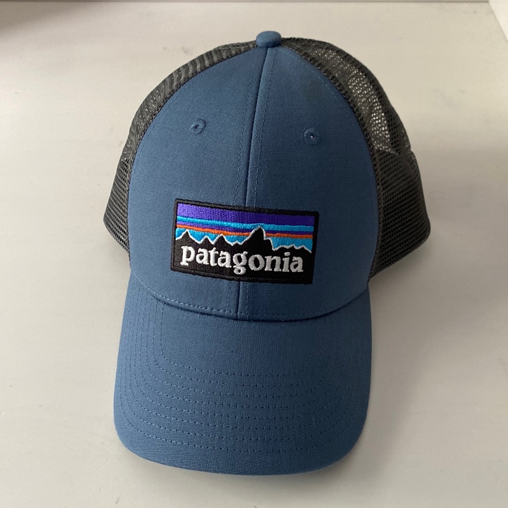 Unisex Patagonia SnapBack trucker hat never worn perfect condition blue